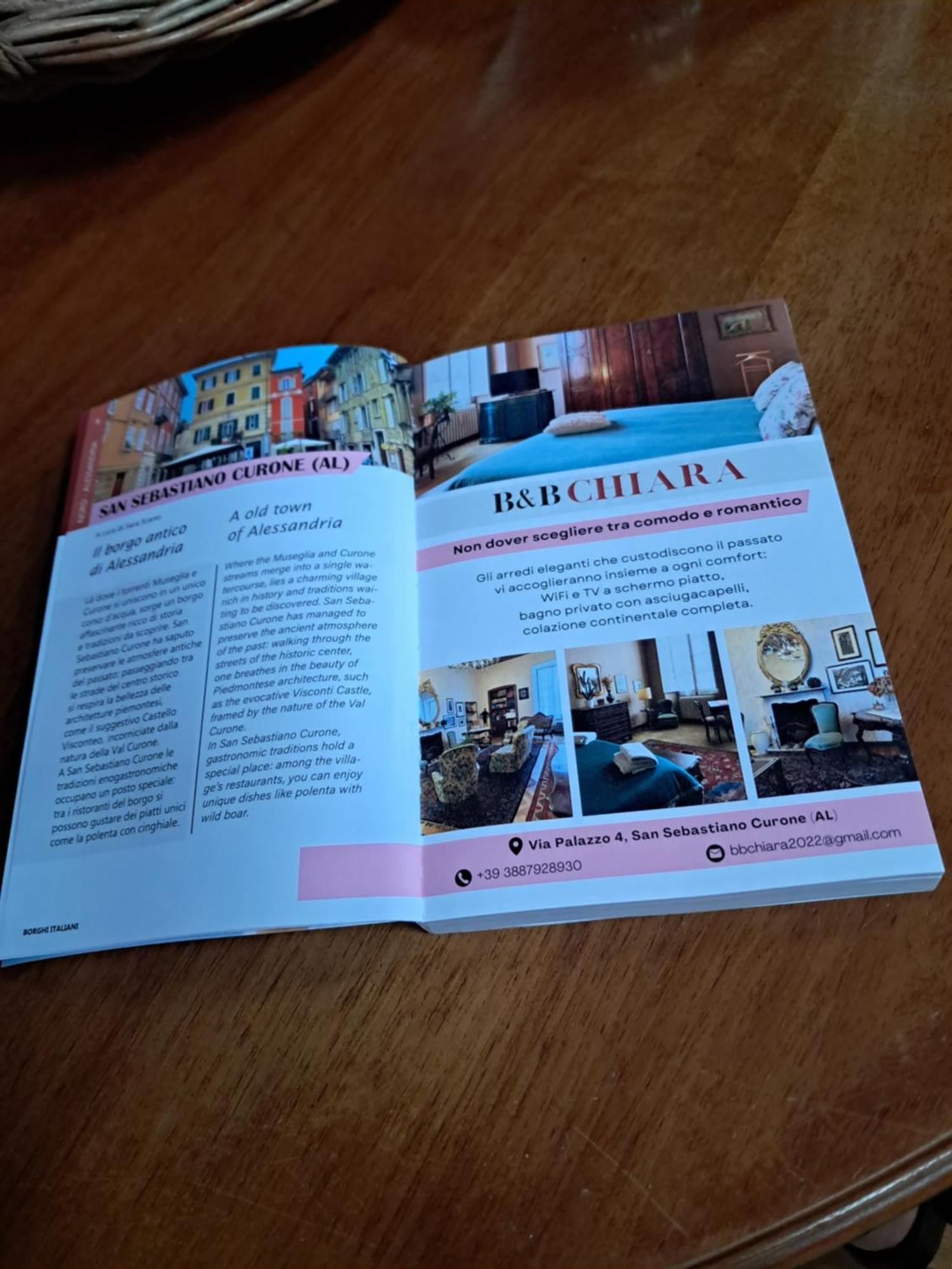Bed & Breakfast Chiara San Sebastiano Curone Ngoại thất bức ảnh